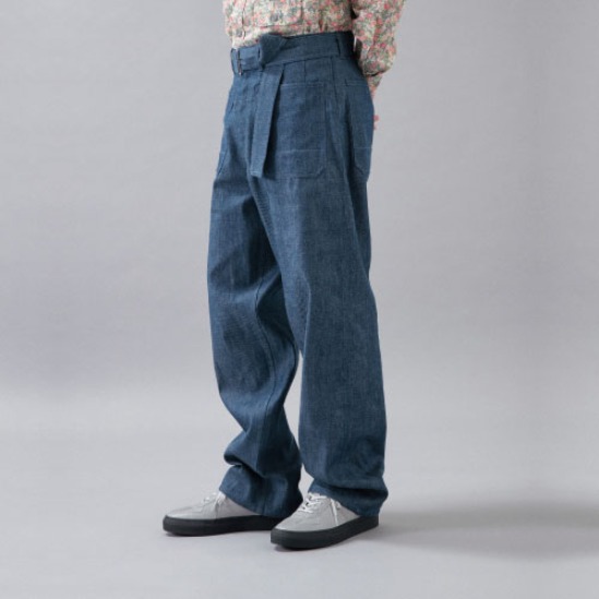 SEAMAN DUNGAREE PANTS-IN by FOLS
